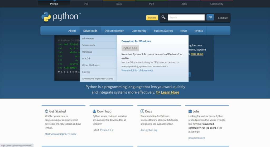 python